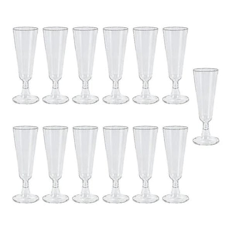 60 pcs 150 ml plastic wine glasses, champagne glasses, red wine glasses, versatile, a must for party carnivals
