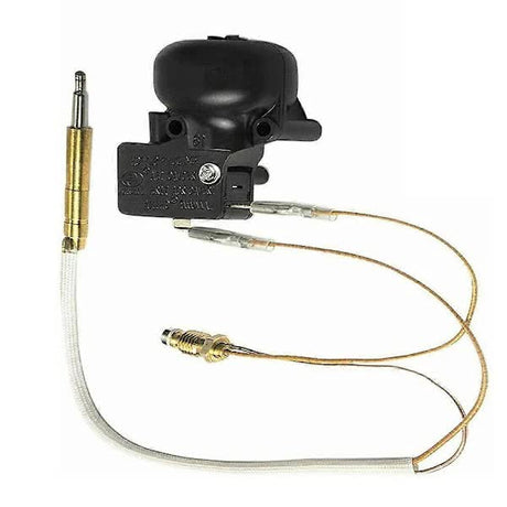 Thermocouple and tilt switch for patio heater tip protection