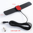 25 Mile Range Antenna TV Digital HD 4K Antenna Digital Indoor HD Black one size