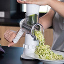 Rotary Grater Vegetable Cutter and Shredder white white[pl]