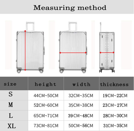 Suitcase Protective Bag Luggage Suitcase Cover Fits 18-32 Inch Suitcases Cat B Cat B XL