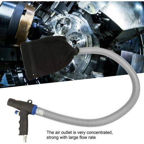 Air Blower Vacuum Gun Pneumatic Vacuum Kit - Dual Function Blower Vacuum Gun, Air Suction Blower Vacuum Gun, Including Bags, Tubes and Accessories