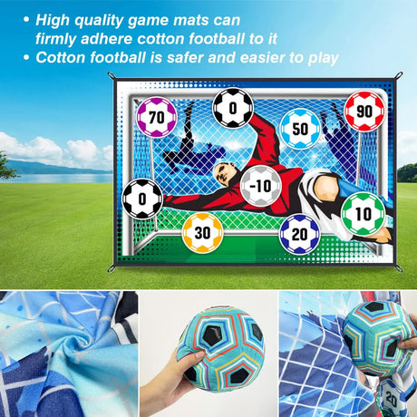 150cm Football Play Mat Set Outdoor Indoor Football Toys