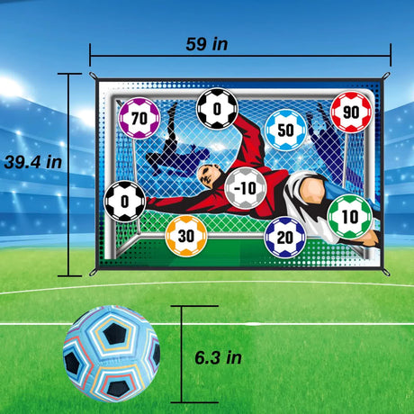 150cm Football Play Mat Set Outdoor Indoor Football Toys