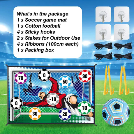 150cm Football Play Mat Set Outdoor Indoor Football Toys