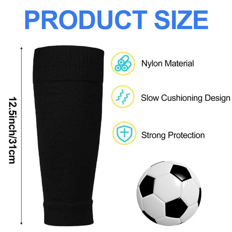 pairs of football socks, soccer socks, shin guards, socks, team socks, socks, fit socks, black, for children's football matches