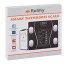 Smart Bathroom Scale with Body Analysis, Black