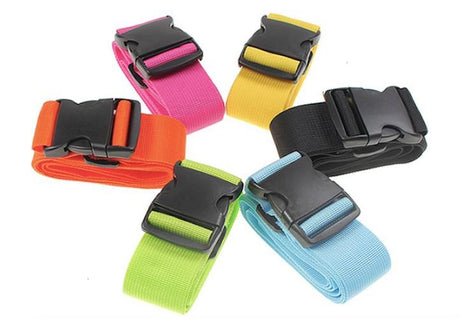 Luggage strap blue, for suitcase