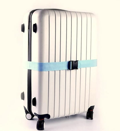 Luggage strap blue, for suitcase
