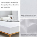 Waterproof Breathable Quiet Washable Mattress Protector for King Bed, 140 x 200 x 30cm