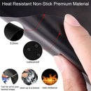 5 Pack Non Stick BBQ Grill Mats Reusable PTFE Teflon Baking Mats for Gas Charcoal Electric Grills