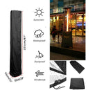 Patio Heater Cover Pyramid Gas Patio Heater, Patio Heater Cover Waterproof Anti Tear Cover Anti Snow Wind Resistant, H87 x W21 x D24 Inch