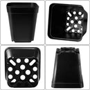 200 Pieces Seedling Pots, Nursery Pots, Reusable Plastic Square Seedling Pot Seedling Pots Transplanting Pot Growing Pot Planting, 7cm