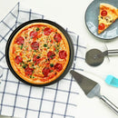 Pizza Punch Pan Carbon Steel Multi Purpose Perforated Oven Dish Non Stick Pizza Tray Pizza Trays Pastry, Pizza, Cake, Sandwiches, Sausage, Patties