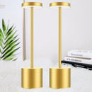 2 Pack Wireless LED Touch Bedside Lamps USB Rechargeable 3600mAh with 3 Color Temperatures