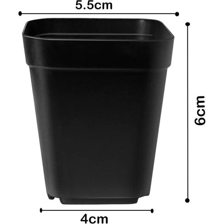20 Pieces Seedling Pots, Nursery Pots, Reusable Plastic Square Seedling Pot Seedling Pots Transplanting Pot Growing Pot Planting, 5.5cm