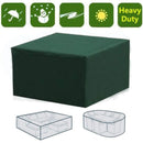 Rectangular Waterproof Patio Furniture Cover with UV Protection for Patio Table, Garden Furniture, Green, 230 165, 70cm