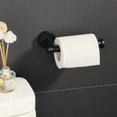 Wall Mounted Toilet Paper Holder Polished Finish 304 Stainless Steel Toilet Paper Holder, Black