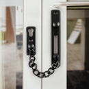 Door Chains, Anti Theft Door Chain Lock, Stainless Steel Door Security Chain Door Latch Lock Home Hotel, Black