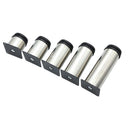 4 Pack Stainless Steel Adjustable Height Furniture Legs for Sofa Table Cabinets, 8cm