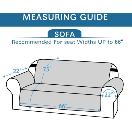 Protective Armchair Cover, Size 3 Seater Relax Reversible Quilted Cover Gray Color