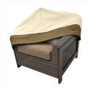 Waterproof Oxford Garden Bench Cover Anti UV Wind Protective Cover, Brown, 85 x 80 x 91.5cm