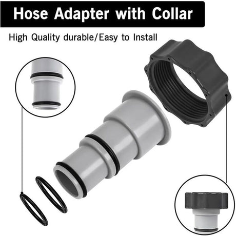 A Adapter Compatible with Intex Swimming Pool Pumps with Screw In Female Thread