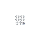 10 Pieces Aluminum Solar Panel Bracket T Shaped Center Terminals for 30mm Framed Panels