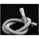Corrugated Plastic Tube Washing Machine Drainage Extension Tube Gray, 2m