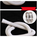 Corrugated Plastic Tube Washing Machine Drainage Extension Tube Gray, 2m