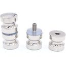 2 Pack 304 Stainless Steel Round Shower Door Knobs Polished Chrome