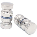 2 Pack 304 Stainless Steel Round Shower Door Knobs Polished Chrome
