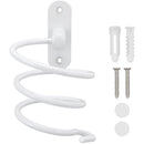 Multifunctional Spiral Hair Dryer Holder Wall Mounted Bathroom Hair Dryer Rack, Compatible with Most Hair Dryers