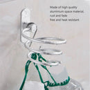 Multifunctional Spiral Hair Dryer Holder Wall Mounted Bathroom Hair Dryer Rack, Compatible with Most Hair Dryers