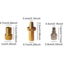 15 Pcs Bicycle Valve Adapter Set Reducer Tips Tire Inflator Adapter Set Ball Pump Needle Universal