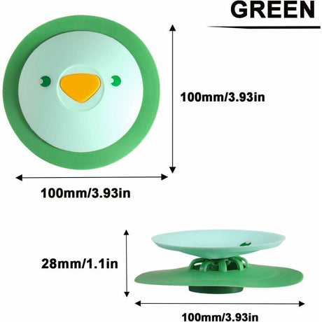 3 Pack Kitchen Sink Anti-Odor Floor Drain Shower Drain Stopper Silicone Bathtub Sink Plug for Tub Vanity Drain Laundry Kitchen Bathroom