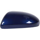 Replacement Rearview Mirror Cover Compatible with Mazda 2007-2014 Dark Blue Left