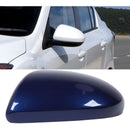 Replacement Rearview Mirror Cover Compatible with Mazda 2007-2014 Dark Blue Left