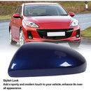 Replacement Rearview Mirror Cover Compatible with Mazda 2007-2014 Dark Blue Left