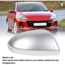 Replacement Rearview Mirror Cover Compatible with Mazda 2007-2014 Silver Right