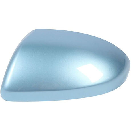 Replacement Rearview Mirror Cover Compatible with Mazda 2007-2014 Light Blue Right