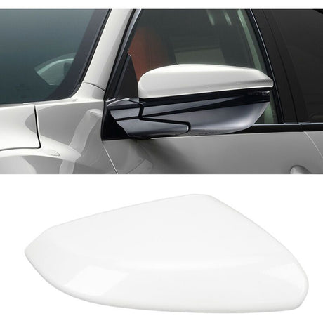 Rearview Mirror Cover with Reinforced Anti-Collision and Weather Resistant Protection Compatible with Honda Civic 2016-2021 White Right 76201 TBA A11