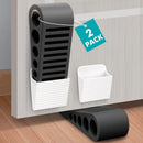 Rubber Door Wedge for Floor, Non-Slip Durable Door Stop, Safety Door Wedges for All Surfaces
