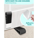Rubber Door Wedge for Floor, Non-Slip Durable Door Stop, Safety Door Wedges for All Surfaces