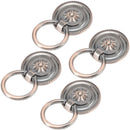 4 Pcs Antique Zinc Alloy Cabinet Door Handles Antique Bronze Hardware