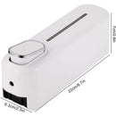 Manual Soap Dispenser, ABS Press, Wall Mounted Soap Dispenser for Home Hotel White, 300 ml