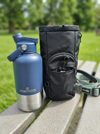 Pawstock Dog Walking Carrier Bag – Bottle & Essentials
