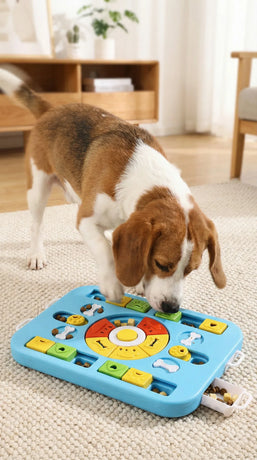 Interactive Dog Puzzle Toy – Slow Feeder & Treat Dispenser