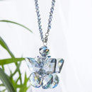 Crystal Glass Butterfly Car Key Charm Mirror Hanging Ornaments Gift (Butterfly-1)