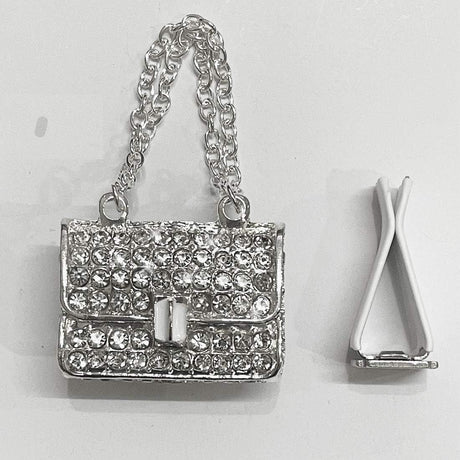Crystal High Heel Shoe & Magic Bag Car Air Vent Clip Charm Bling sparkly bedazzled rhinestone Car Bling Accessories, Car Interior Decoration Charm, Rhinestone cute Car Decor girls